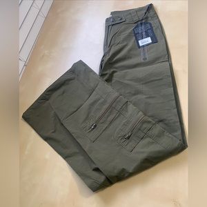 Anatomie madonna moss green flare cargo pants ladies small new nwt
